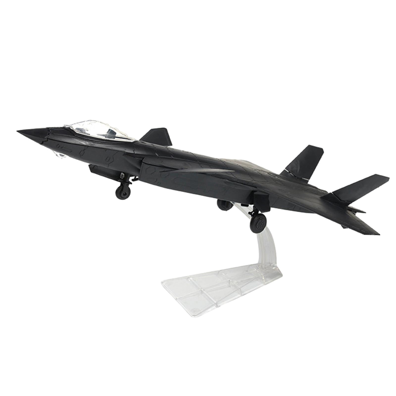 Rushawy 1/72 Education Toy Building Model Kits 4D Plane Model Miniature J20 Aircraft for Black