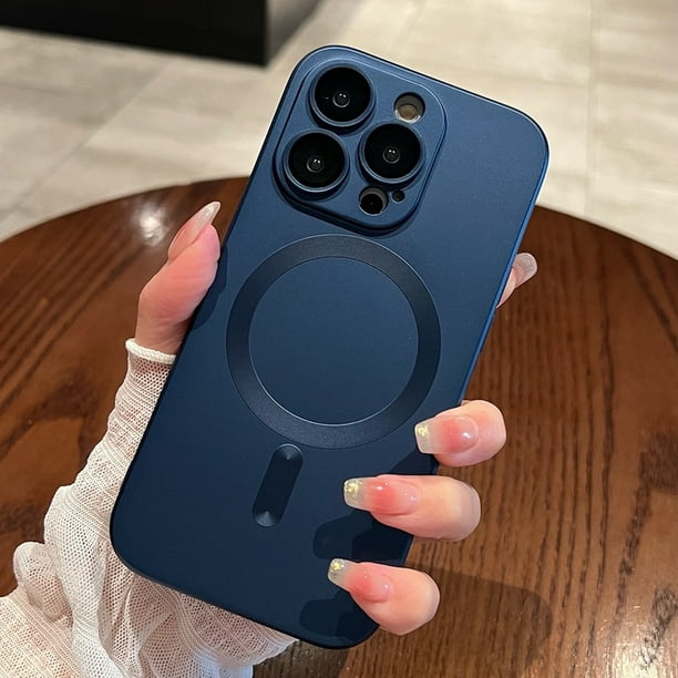Funda De Silicona Suave Magnética De Lujo Para iPhone 14 13 11 Pro Max Mate A Prueba De Golpes Gao Jiahui unisex