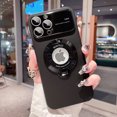 thumbnail image 1 of Luxury PC Bracket Magnetic Phone Case For IPhone 14 Pro 13 11 12 Pro Max 15 Plus Logo Hole Magnetic Stand Holder Camera Protector Cover, 1 of 5