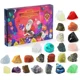 thumbnail image 2 of Calendario de Adviento de 24 días con cristales, calendario de Adviento navideño, caja de regalo, piedras preciosas naturales, minerales, colección de rocas, regalo de cuenta regresiva para Navidad, 2 of 5