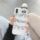 thumbnail image 1 of Funda para teléfono con diseño de panda de dibujos animados 3D para iPhone 11pro max, parte trasera suave, color caramelo, diseño de oso lindo, funda delgada y flexible, parachoques de goma de gel para niñas, lindo panda JM, 1 of 4