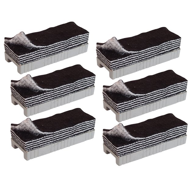 THE PENCIL GRIP (6 EA) 12 IN 1 WHITEBOARD ERASER