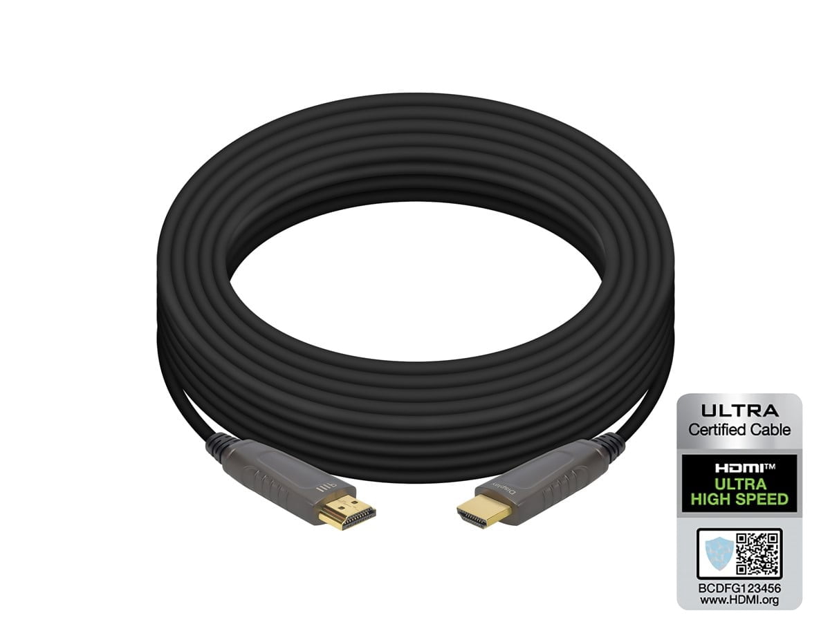 Monoprice 8K Certified Ultra High Speed Active HDMI Cable - 10 Meters (32 Feet) HDMI 2.1, AOC, for PlayStation 5, Xbox Series X, Xbox Series S - SlimRun AV Series