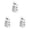 Silver 3 Packs, variant on Stainless Steel Grater Mini Four Planer Multi Functional Vegetable Cutter Kitchen Gadgets