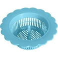 thumbnail image 1 of Fiudx Desagüe de Fregadero con Forma de Flor, Diseño Antiobstrucción, Flujo de Agua Eficiente, Fácil de Limpiar, Apto para Cocina y Baño, Plástico Duradero, Tamaño Compacto, Evita Olores, 1 Cesta., 1 of 2