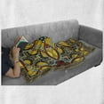 thumbnail image 6 of Oriental Soft Flannel Fleece Throw Blanket, Middle Orient Eastern Design Different Floral Swirl Detailed Image Artwork, Cozy Plush for Indoor and Outdoor Use, 70" x 90", Multicolor, by Ambesonne, 6 of 6