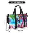 thumbnail image 2 of Travel Duffle Bag Tropical Flamingo Summer Travel Tote Bags Carry on Luggage Waterproof Weekender Bags with Top Handle Adjustable Shoulde Strap for Travel Gym, 2 of 5