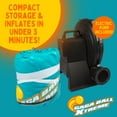 thumbnail image 4 of SCS Direct Gaga Ball Pit Inflatable 15' Gagaball Court w Electric Air Pump - Inflates in Under 3 Minutes - Indoor & Outdoor Spring Gift, Recess/Playground Accessories, 4 of 5