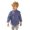 Navy, variant on Boys Long Sleeve Shirts Classic Collared Button Down Fashion Uniform Shirts School Clothes Size 7-8 Years