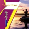 thumbnail image 2 of Three-layer Squid Jig Hooks Effective Avoid Decoupling Rotate Noctilucent ABS High Carbon Steel Hard Sharp Umbrella Hook Lures Blue 1pcs, 2 of 8