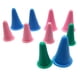 thumbnail image 2 of De agujas de tejer protectores de punto de silicona punta de aguja cubre costura tapones de acolchado color al azar 20 Piezas Sweethay  HA2983-00B, 2 of 4