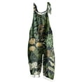thumbnail image 3 of DDAPJ pyju Summer Floral Jumpsuit for Women Sleeveless Spaghetti Straps Rompers Casual Loose Wide Leg One Piece Overalls on Sale Multicolor L, 3 of 6