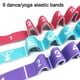 thumbnail image 2 of Correa de ejercicio de estiramiento de yoga con 9 bucles flexibles Espesar Banda de ejercicio Gravity Fitness Estiramiento Correa-dance Yoga Cinturón de estiramiento extra Elástico Yog BANYUO Electrónica, 2 of 5