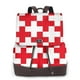 thumbnail image 1 of Disketp Red Cross 1 Mochila de Cuero para Mujer, Bolso de Espalda Antirrobo con Estilo para Viaje, Trabajo y Uso Diario, 1 of 4