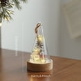 thumbnail image 6 of Shoreew Christmas Figures in Glass Dome Tabletop Decoration LED Light Up Christmas Cloche Ornaments for Indoor Home Tabletop Decor, 6 of 7