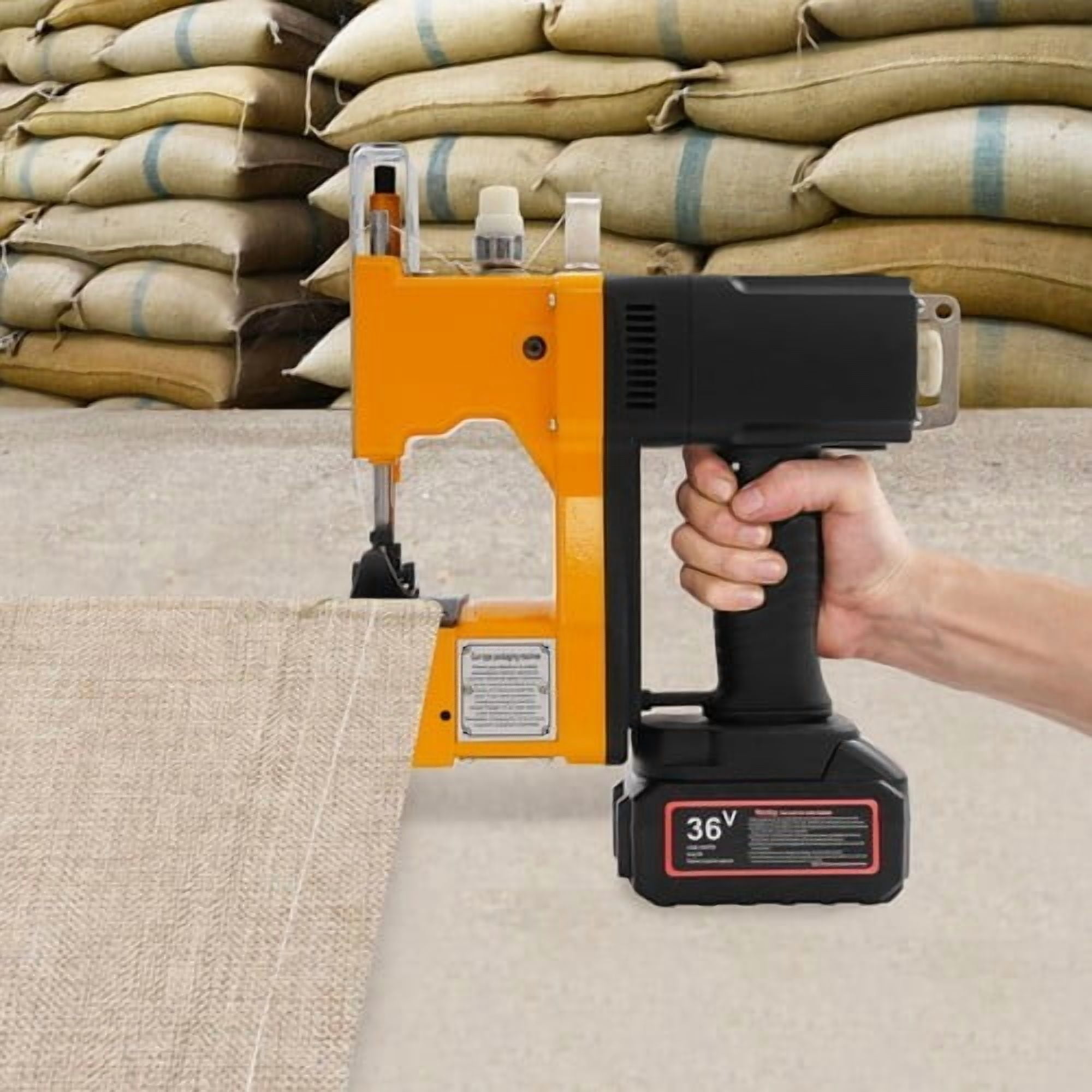 Electric Bag Stitching Closer Portable Wireless Sack Seal Sewing Machine Kit for Chemical Industry