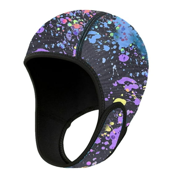 Vsenkes Diving Hood Dive Hood Head Cover Headgear 1.5mm Waterproof Swim Hat Swimming Cap