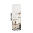thumbnail image 4 of Acrylic Full Length Wall Mount Dressing Mirror with Stand Non Perforated Self Standing for Bedroom Home Use - B, 4 of 8