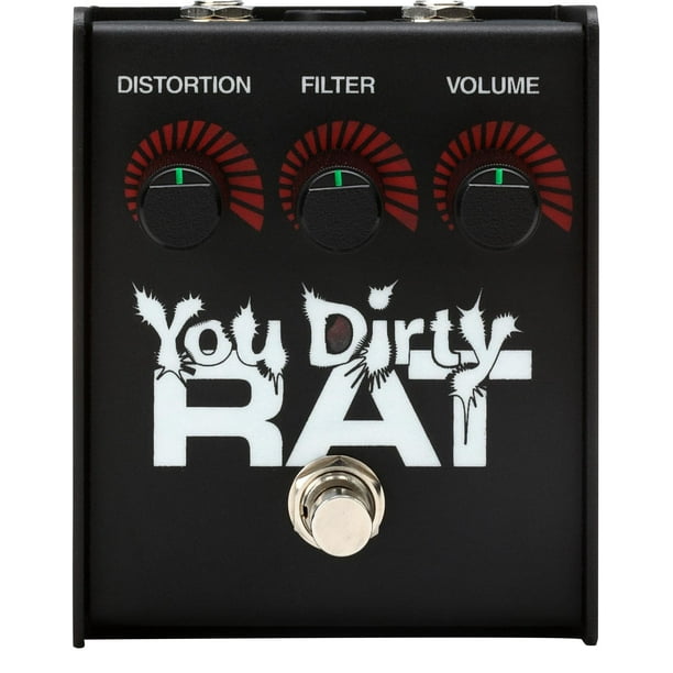Distortion Pedal Pro Co You Dirty Rat 100% señal analógica