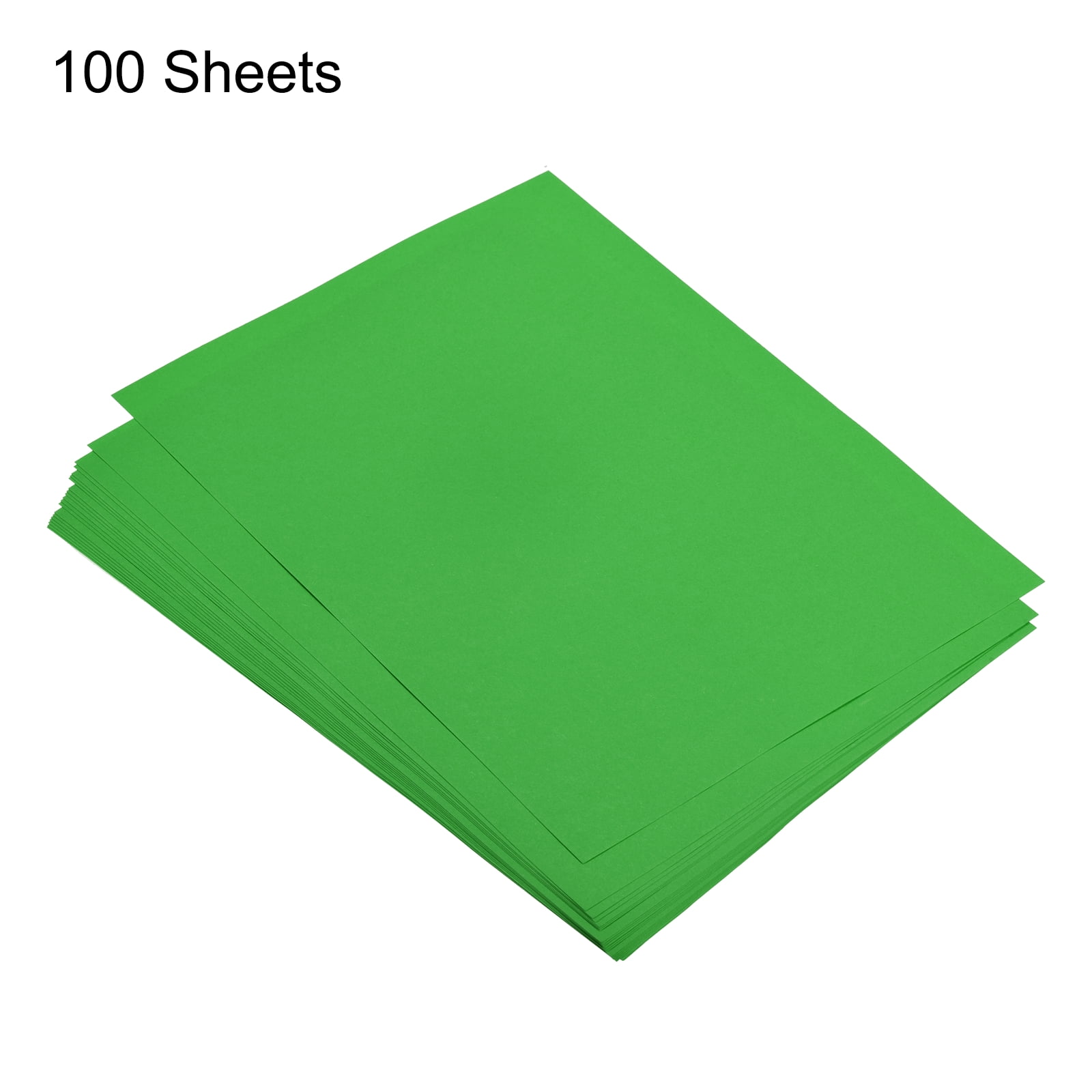 Uxcell 100 Sheets Colored Copy Paper 11.8x7.9 Inch A4 Printer Paper 80gsm Dark Green for Office Printing, Document Copying, Invitations, Forms, Art Projects