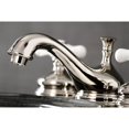 thumbnail image 4 of Kingston Brass KS1160PX Robinet de Lavabo à Large Diffusion 8 Po, Noir Mat, 4 of 9