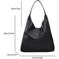 thumbnail image 6 of CoCoMangos Slouchy Hobo Bags for Women Soft Leather Tote Bag Retro Slouchy Bag Shoulder Purse Ladies Top Handle Handbag 2Pcs, 6 of 6