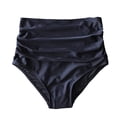 thumbnail image 4 of LIORA Women’s High Waist Bikini Swim Pants Shorts Shirred Tummy Control Bottom Bathing Suit Swimwear, 4 of 5