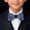 Blue, variant on Bow Ties for Men Pre-tied Men's Bow Ties Adjustable Satin Bow Tie Adjustable Clip On Bow Ties for Men for Age 5 To 10 With Encrusted Leather Bow Ties