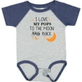 thumbnail image 3 of Inktastic I Love My Pops to the Moon and Back Boys or Girls Baby Bodysuit, 3 of 5