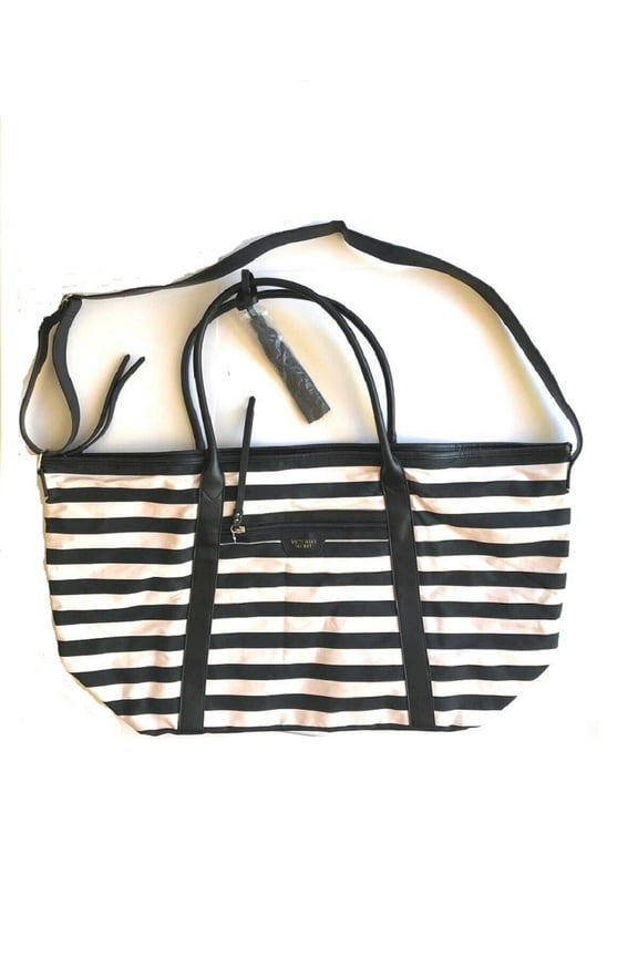 Pink stripes Weekender Duffle Travel Bag Carry-on New