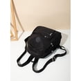 thumbnail image 4 of Pealwel - Mini mochila para mujer, mochilas pequeñas de nailon para mujer, mochilas de viaje antirrobo, Negro -, Pequeño, Mochila, 4 of 5