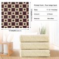 thumbnail image 6 of Yayeee 6 Pack Kitchen Dish Cloths Set for Washing Soft Drying Absorbent Microfiber Towels, Checkered Stars Pattern, 6 of 9