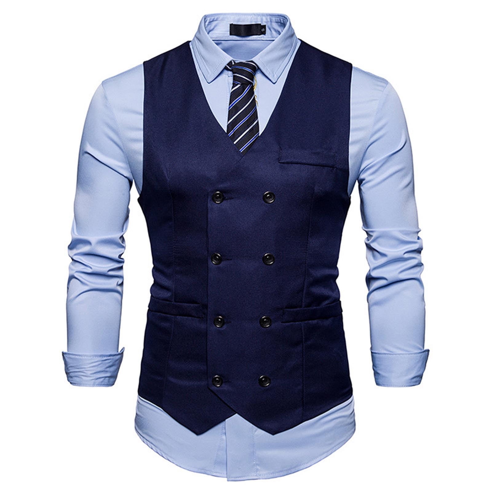 Double breasted vest clearance big and tall