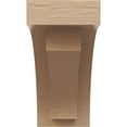 thumbnail image 2 of 4"W x 8"D x 8"H Classic Rivera Rough Cedar Woodgrain TimberThane Corbel, Primed Tan, 2 of 6
