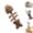 1-A, variant on Catnip and Silvervine Chew Fish Bone Cat Toy, Natural Fishbone Cat Chew Toy with Dual-Material, Wooden Feline Tooth Cleaning Stick for  Daily Enrichment