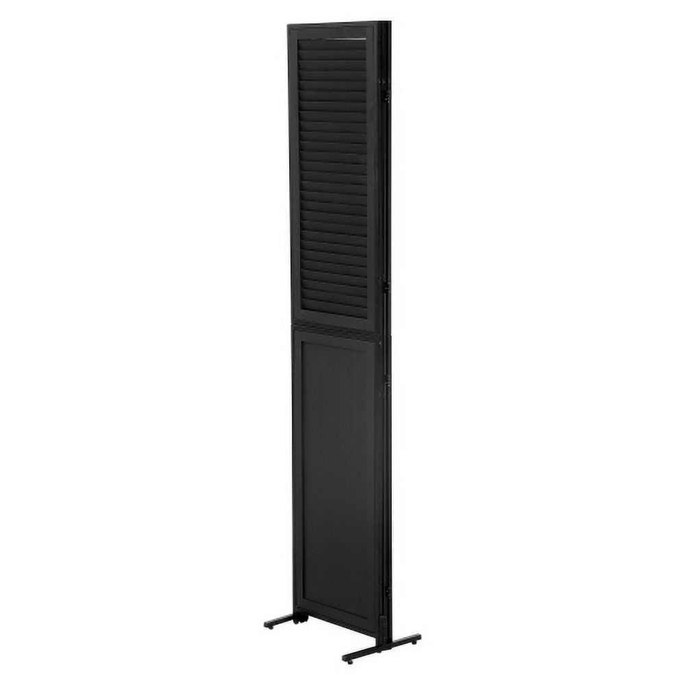 Juiluna 3 Panel Room Divider Privacy Screen Privacy Wall Divider Folding Wood Screen for Home Office Bedroom Restaurant 14.57" x 70.87" Each Panel