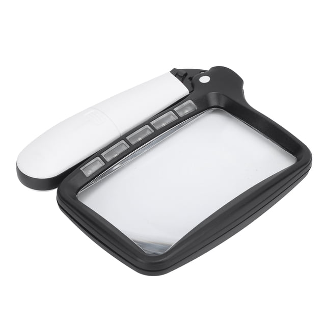Lupa Iluminada Con Luz LED, Lupa De Alta Definición Lupa Con Luz Para Explorar Para Soldar Para Personas Mayores Que Leen Para Inspección ANGGREK Magnifying Glass