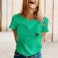 thumbnail image 2 of XIAONU Women Graphic Print T Shirt Crew Neck Short Sleeve Bee Heart Top Soft Casual Outing Tees, 2 of 5