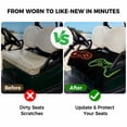 thumbnail image 4 of Golf Cart Seat Covers for 2 Seater,Game Controller Soft Microfiber Cart Seat Towel Blanket,Modern Art Gaming Handheld Black Absorbent Breathable Non Slip Bench Seats Protector for Golf Course 51"x31", 4 of 9