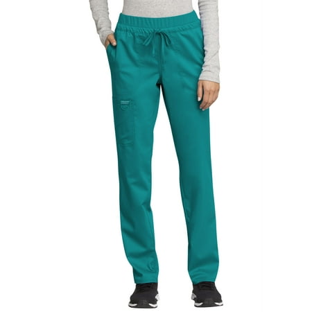 

Cherokee Workwear Revolution Women s Scrubs Pant Mid Rise Tapered Leg Drawstring WW105