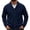 Blue, variant on Cardigan for Men, Shawl Collar Cable Knit Button Front, Casual Long Sleeve Sweater for Men, L