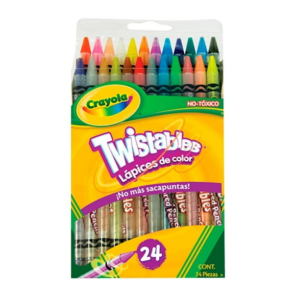 Lápices De Colores Crayola Twistables 24 pzas