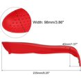 thumbnail image 2 of 2 piezas de soporte para cuchara de silicona, soporte para utensilios de cocina resistente al calor de 9,25" x 3,86", soporte para espátula y cucharón para encimera, color rojo, 2 of 5