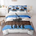 thumbnail image 1 of YST Lake Adventure Comforter Set, 7-Piece, Queen Size, Aesthetic Artwork, 1 of 5