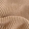 thumbnail image 3 of Lmnyox Sweaters for Kids Fashion Solid Color Long Sleeve Turtleneck Knitted Pullover Winter Loose Warm Tops, 3 of 9