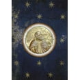 thumbnail image 2 of Giotto 14x18 White Modern Wood Framed Museum Art Print Titled - Prophet - Detail of Ceiling, 2 of 4