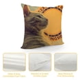 thumbnail image 4 of Orinice Cute Cat Graphic Decorative Throw Pillow Cover for Home Couch Living Room Bed Sofa - Short Plush Material - Invisible Zipper Design - Pack of 1 20x20in, 4 of 5