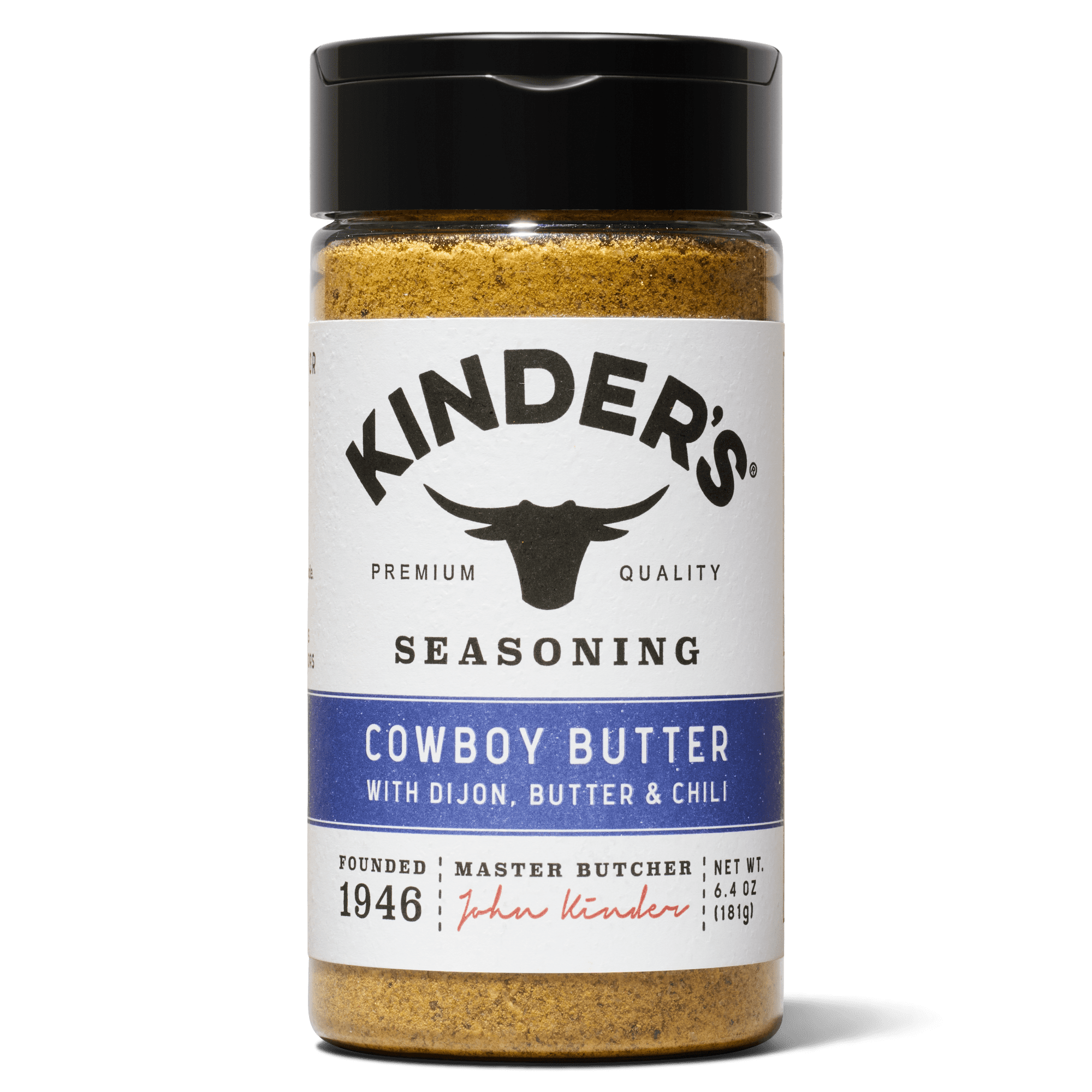 (6 pack) Kinder's Cowboy Butter Seasoning, 6.4oz