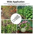 thumbnail image 6 of Plastic Plant Trellis for Climbing Plants - 11 Inch Garden Support Stake, Stackable Indoor Plant Trellis for Potted Plants, Easy to Assemble DIY Plant Support for Cucumber, Green Beans, Roses, 6 of 6