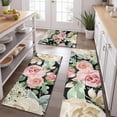thumbnail image 2 of Pioneer Flower Floral Print Pattern Kitchen Rugs Sets Of 3,Kitchen Runner Rugs Non Skid Washable,Decorative Kitchen Floor Mats for Kitchen,Sink,Laundry,17"x30"+ 17"x47" + 17"x59", 2 of 6